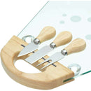 MasterClass Glass Cheese Serving Set Serving Platters MasterClass Glass Cheese Serving Set MasterClass Glass Cheese Serving Set KitchenCraft