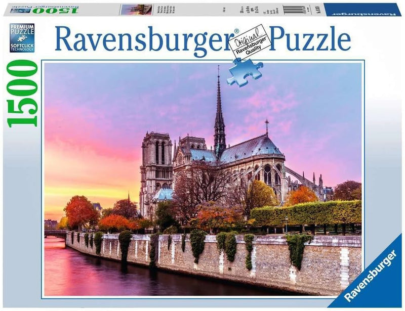 1500 Piece Puzzle, Picturesque Notre Dame puzzle 1500 Piece Puzzle, Picturesque Notre Dame 1500 Piece Puzzle, Picturesque Notre Dame Ravensburger