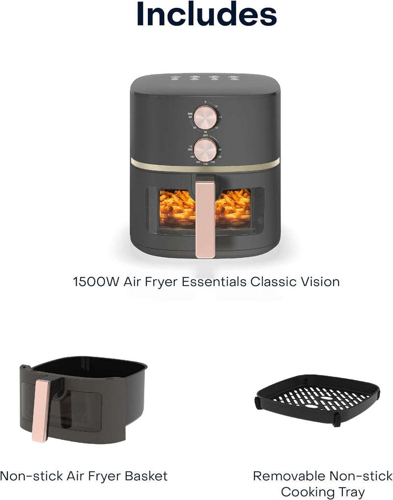 Manual Essential Air Fryer Classic Vision, 5.2L  Manual Essential Air Fryer Classic Vision, 5.2L Manual Essential Air Fryer Classic Vision, 5.2L The German Outlet