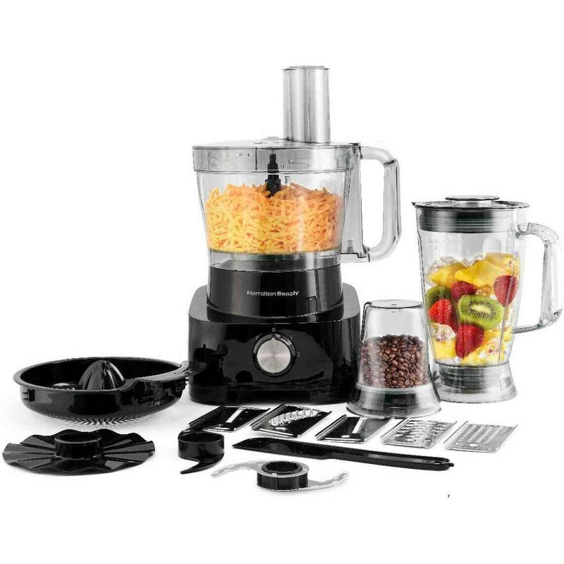 Food Processor 1000W, 3.5L Bowl & 11 Attachments food processor Food Processor 1000W, 3.5L Bowl & 11 Attachments Food Processor 1000W, 3.5L Bowl & 11 Attachments Hamilton Beach