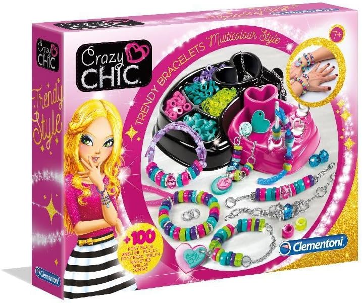 Crazy Chic Fashion Bracelet: A jewelry-Making Craft Set toddler's toys Crazy Chic Fashion Bracelet: A jewelry-Making Craft Set Crazy Chic Fashion Bracelet: A jewelry-Making Craft Set CLEMENTONI