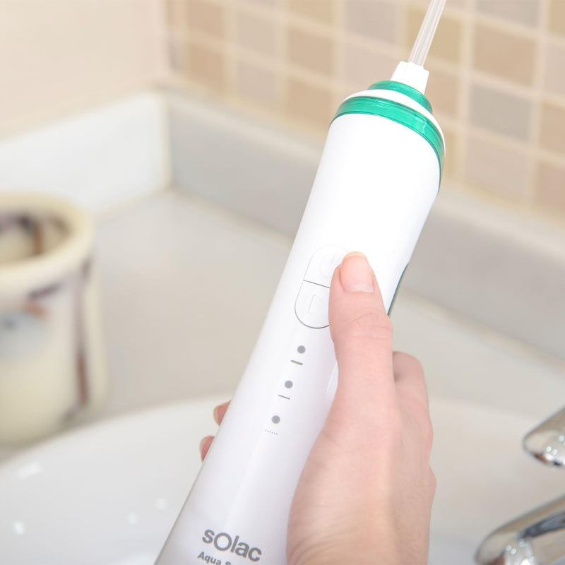 Aqua Smile - Wireless Rechargeable & Portable Oral Irrigator Outlet Aqua Smile - Wireless Rechargeable & Portable Oral Irrigator Aqua Smile - Wireless Rechargeable & Portable Oral Irrigator Solac