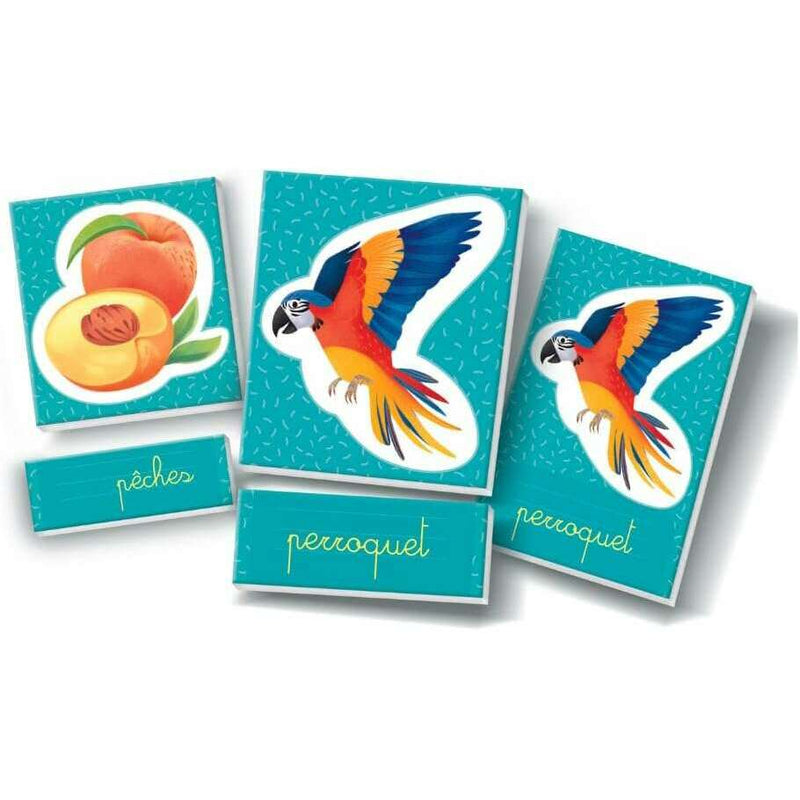 Words in Montessori Images | Includes 40 Cards, 20 Labels, 4 Sleeves - FR Fun Toys Words in Montessori Images | Includes 40 Cards, 20 Labels, 4 Sleeves - FR Words in Montessori Images | Includes 40 Cards, 20 Labels, 4 Sleeves - FR CLEMENTONI