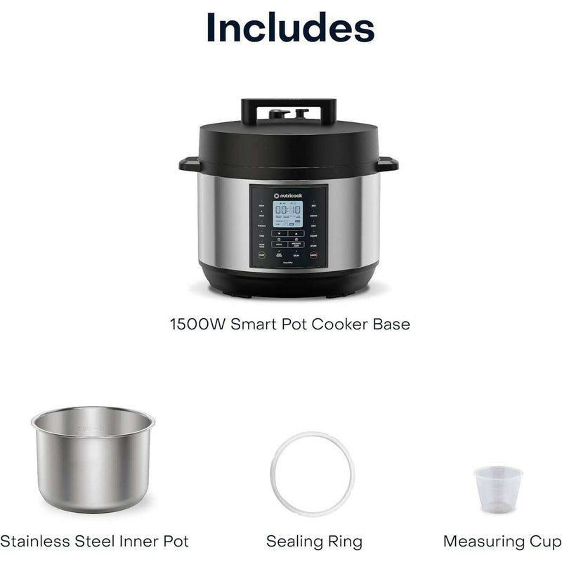 9 in 1 Electric Pressure Cooker, Smart Pot 2+ 9.5L Pressure cooker 9 in 1 Electric Pressure Cooker, Smart Pot 2+ 9.5L 9 in 1 Electric Pressure Cooker, Smart Pot 2+ 9.5L Nutricook