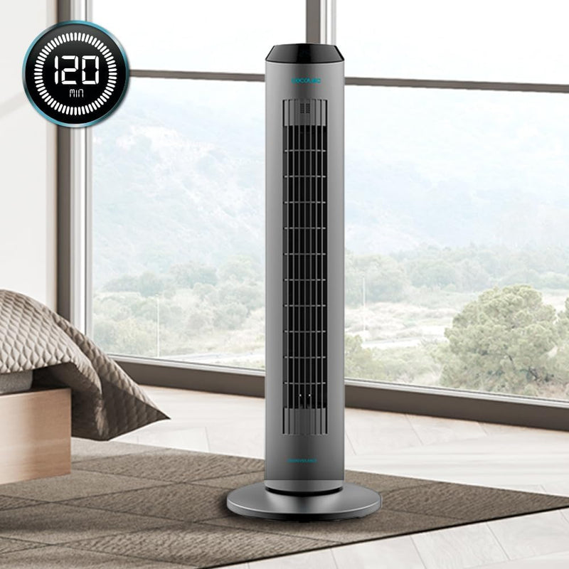 Energy Silence Skyline Ionic Digital Tower Fan with Remote Control and Timer Fan Energy Silence Skyline Ionic Digital Tower Fan with Remote Control and Timer Energy Silence Skyline Ionic Digital Tower Fan with Remote Control and Timer Cecotec