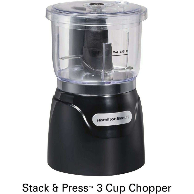 Stack & Press™ 3 Cup Chopper chopper Stack & Press™ 3 Cup Chopper Stack & Press™ 3 Cup Chopper Hamilton Beach