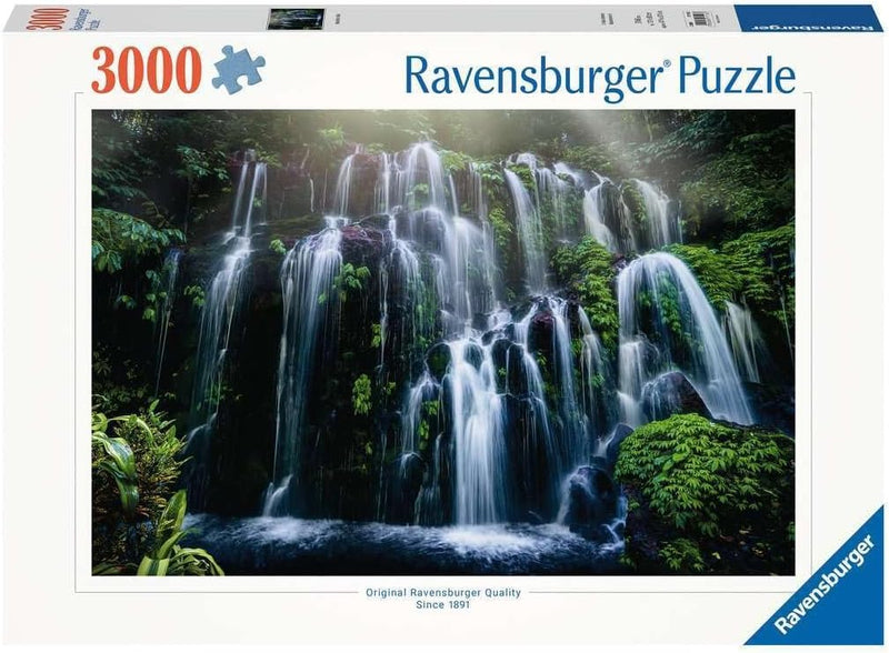 3000 Piece Puzzle,  Bali Waterfall puzzle 3000 Piece Puzzle,  Bali Waterfall 3000 Piece Puzzle,  Bali Waterfall Ravensburger