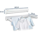 Wall Dryer Telefix, Retractable Plastic Clothes Drying Rack  Wall Dryer Telefix, Retractable Plastic Clothes Drying Rack Wall Dryer Telefix, Retractable Plastic Clothes Drying Rack LEIFHEIT