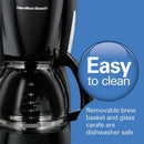 Black Coffee Maker 12 Cup Coffee machine Black Coffee Maker 12 Cup Black Coffee Maker 12 Cup Hamilton Beach