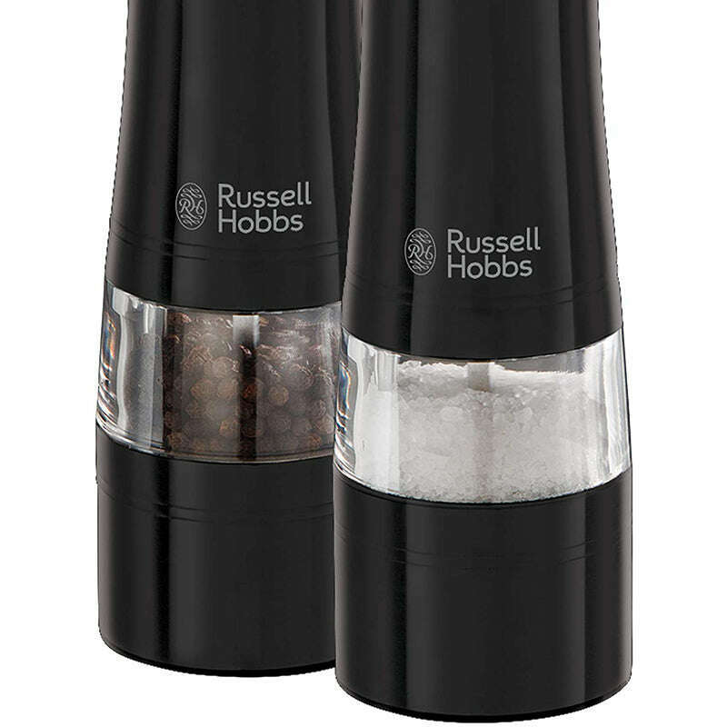 Electric Salt and Pepper Mill Set Salt&Pepper Electric Salt and Pepper Mill Set Electric Salt and Pepper Mill Set Russell Hobbs