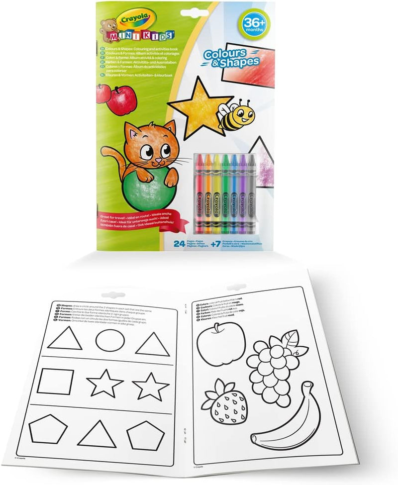 Mini Kids Color'N Shape Activity Book Art & Crafts Mini Kids Color'N Shape Activity Book Mini Kids Color'N Shape Activity Book Crayola