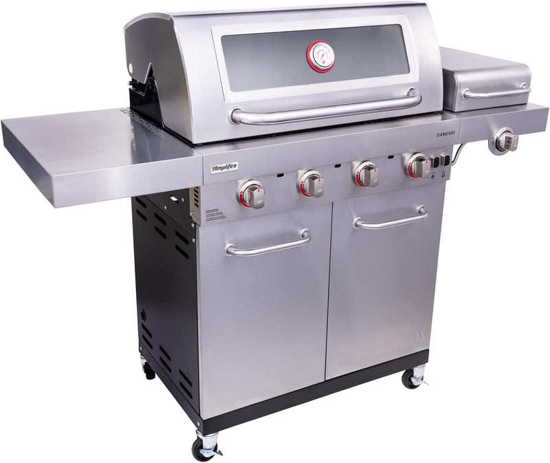 Signature Series Amplifire 4-Burner Gas Grill Outdoor Barbque Signature Series Amplifire 4-Burner Gas Grill Signature Series Amplifire 4-Burner Gas Grill CharBroil