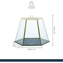 Artesà Glass Serving Cloche with Slate Base Serving Platters Artesà Glass Serving Cloche with Slate Base Artesà Glass Serving Cloche with Slate Base KitchenCraft