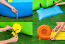 H2OGO!® Mega Water Park With Blower 435 x 286 x 267 cm Kids Inflatables H2OGO!® Mega Water Park With Blower 435 x 286 x 267 cm H2OGO!® Mega Water Park With Blower 435 x 286 x 267 cm Bestway