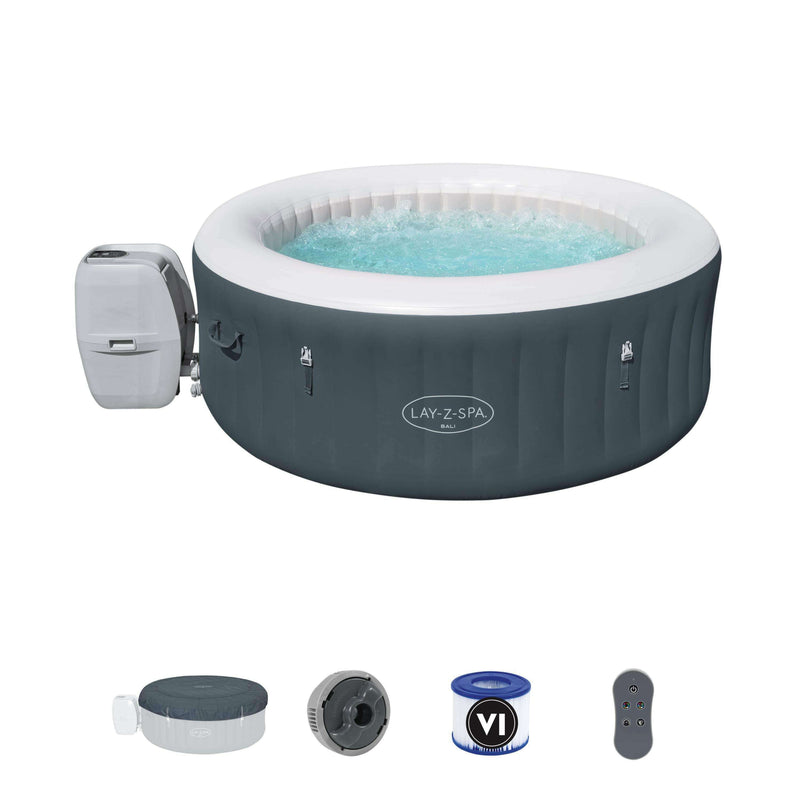 1.80m x 66cm Lay-Z-Spa Bali Airjet LED-Stripe home pool 1.80m x 66cm Lay-Z-Spa Bali Airjet LED-Stripe 1.80m x 66cm Lay-Z-Spa Bali Airjet LED-Stripe Bestway