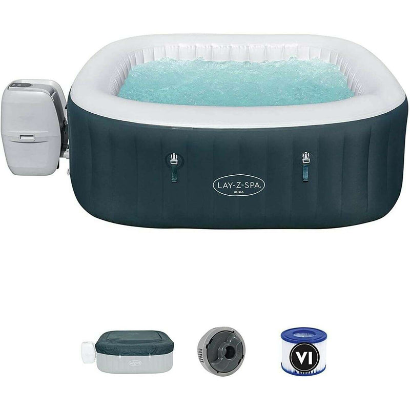 Lay-Z-Spa Whirlpool Ibiza Airjet 180 x180x66 cm  4-6 Persons home pool Lay-Z-Spa Whirlpool Ibiza Airjet 180 x180x66 cm  4-6 Persons Lay-Z-Spa Whirlpool Ibiza Airjet 180 x180x66 cm  4-6 Persons Bestway