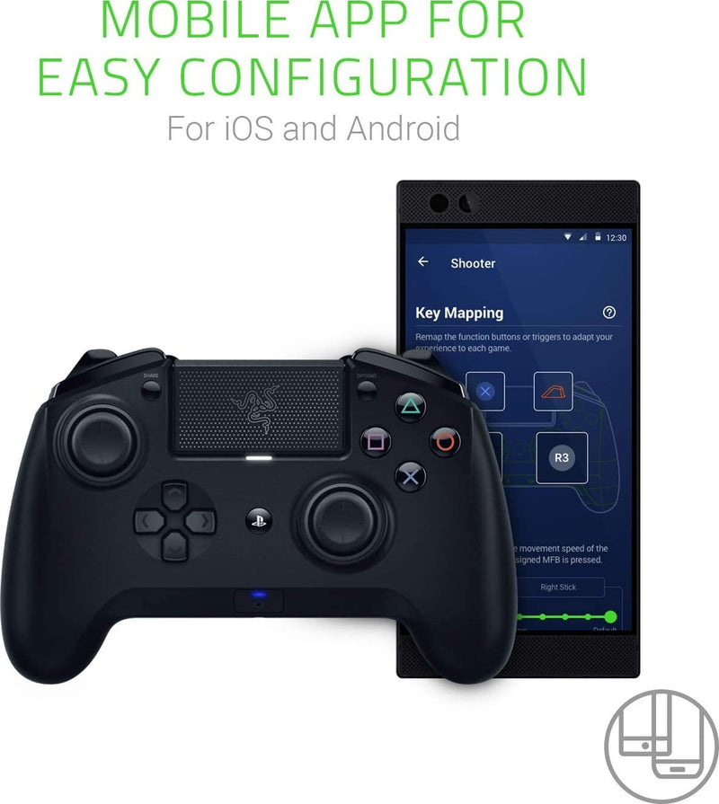 Raiju Tournament Edition - Wireless and Wired Gaming Controller for PS4 & PC Gaming Raiju Tournament Edition - Wireless and Wired Gaming Controller for PS4 & PC Raiju Tournament Edition - Wireless and Wired Gaming Controller for PS4 & PC Razer