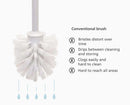 Flex™ 360 Matt Black Toilet Brush Bathroom Accessories Flex™ 360 Matt Black Toilet Brush Flex™ 360 Matt Black Toilet Brush Joseph Joseph