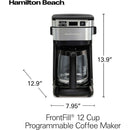 Front-Fill® 12 Cup Programmable Coffee Maker with Swing-Out Basket Coffee machine Front-Fill® 12 Cup Programmable Coffee Maker with Swing-Out Basket Front-Fill® 12 Cup Programmable Coffee Maker with Swing-Out Basket Hamilton Beach