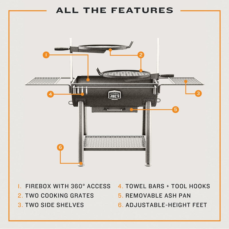 Oklahoma Joe's Firecraft Series Barrel Outdoor Barbque Oklahoma Joe's Firecraft Series Barrel Oklahoma Joe's Firecraft Series Barrel CharBroil