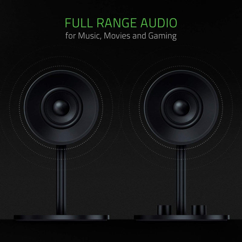 Nommo – Full Range 2.0 PC Gaming Speakers Gaming Nommo – Full Range 2.0 PC Gaming Speakers Nommo – Full Range 2.0 PC Gaming Speakers Razer