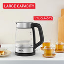 Electric Glass Kettle, 1.7L 2200W Water Kettle Electric Glass Kettle, 1.7L 2200W Electric Glass Kettle, 1.7L 2200W Tefal