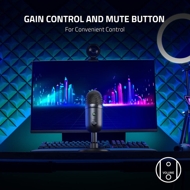 Seiren V2 X, USB Microphone for Streamers Gaming Seiren V2 X, USB Microphone for Streamers Seiren V2 X, USB Microphone for Streamers Razer