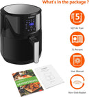 5L Air Fryer + LED Touch Screen, 1400W Outlet 5L Air Fryer + LED Touch Screen, 1400W 5L Air Fryer + LED Touch Screen, 1400W LLIVEKIT