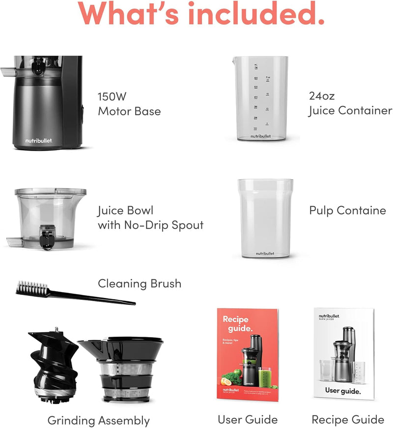 Slow Juicer, Slow Grater -  Silent Motor Juicers Slow Juicer, Slow Grater -  Silent Motor Slow Juicer, Slow Grater -  Silent Motor Nutribullet