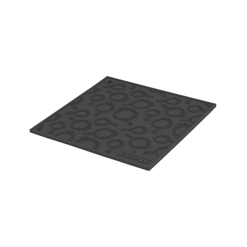 18cm Square Silicone Trivet With Skillet Pattern Cast Iron 18cm Square Silicone Trivet With Skillet Pattern 18cm Square Silicone Trivet With Skillet Pattern Lodge