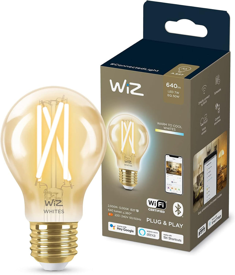 Edison Screw Smart Connected WiFi Amber Light Bulb light Edison Screw Smart Connected WiFi Amber Light Bulb Edison Screw Smart Connected WiFi Amber Light Bulb Philips Wiz