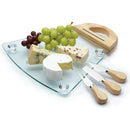 MasterClass Glass Cheese Serving Set Serving Platters MasterClass Glass Cheese Serving Set MasterClass Glass Cheese Serving Set KitchenCraft