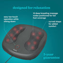 Dual Shiatsu Foot Massager + Heat Massage & Relaxation Dual Shiatsu Foot Massager + Heat Dual Shiatsu Foot Massager + Heat HoMedics