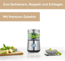 Compact 4-in-1 Multi-Chopper with Emulsifying Disc Outlet Compact 4-in-1 Multi-Chopper with Emulsifying Disc Compact 4-in-1 Multi-Chopper with Emulsifying Disc SEVERIN