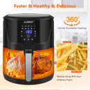5L Air Fryer + LED Touch Screen, 1400W Outlet 5L Air Fryer + LED Touch Screen, 1400W 5L Air Fryer + LED Touch Screen, 1400W LLIVEKIT