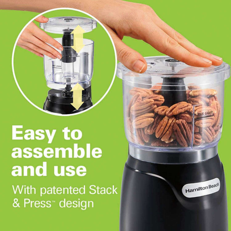 Stack & Press™ 3 Cup Chopper chopper Stack & Press™ 3 Cup Chopper Stack & Press™ 3 Cup Chopper Hamilton Beach