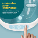 Luxury Foot Spa + Heater Foot Care Luxury Foot Spa + Heater Luxury Foot Spa + Heater HoMedics