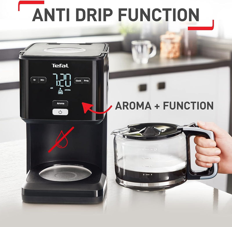 Smart & Light Digital Filter Coffee Machine 1.25L Coffee machine Smart & Light Digital Filter Coffee Machine 1.25L Smart & Light Digital Filter Coffee Machine 1.25L Tefal