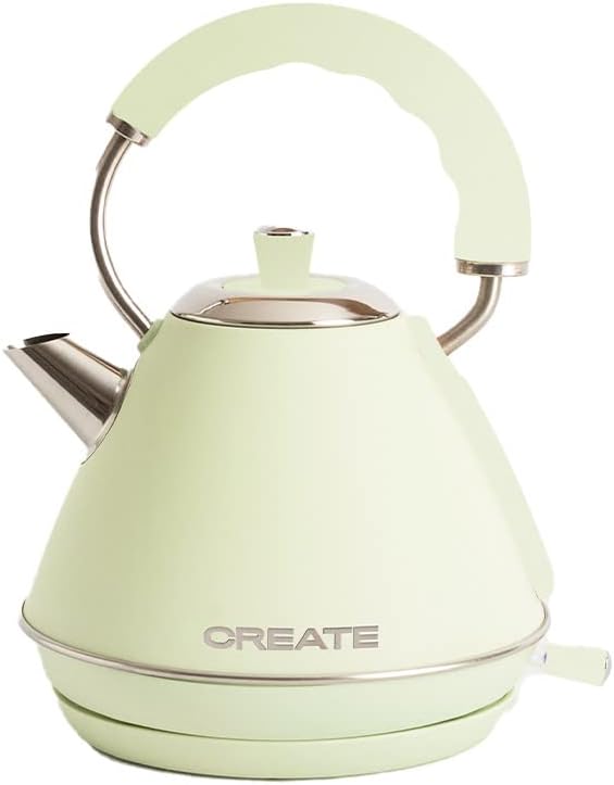 Retro Stylance 1.7L Electric Kettle, Green Outlet Retro Stylance 1.7L Electric Kettle, Green Retro Stylance 1.7L Electric Kettle, Green CREATE
