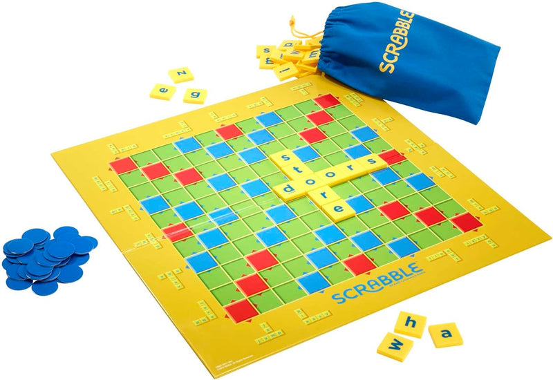 Scrabble Junior, Kids Crossword Board Game, English Board Games Scrabble Junior, Kids Crossword Board Game, English Scrabble Junior, Kids Crossword Board Game, English Mattel