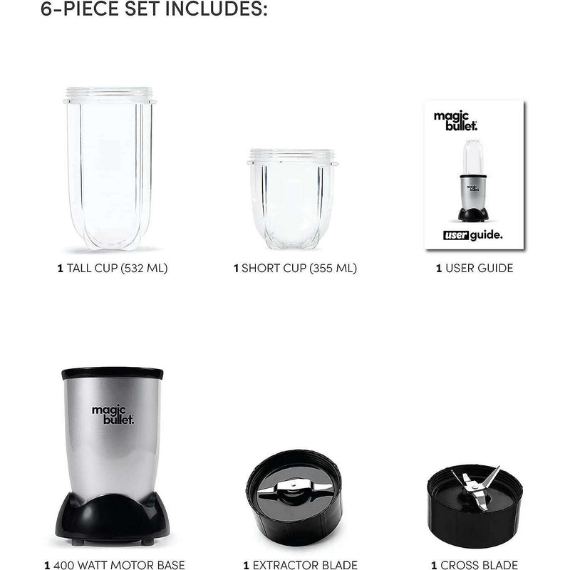 Magic Bullet 400 Blender, Set of 6 Blender Magic Bullet 400 Blender, Set of 6 Magic Bullet 400 Blender, Set of 6 Nutribullet