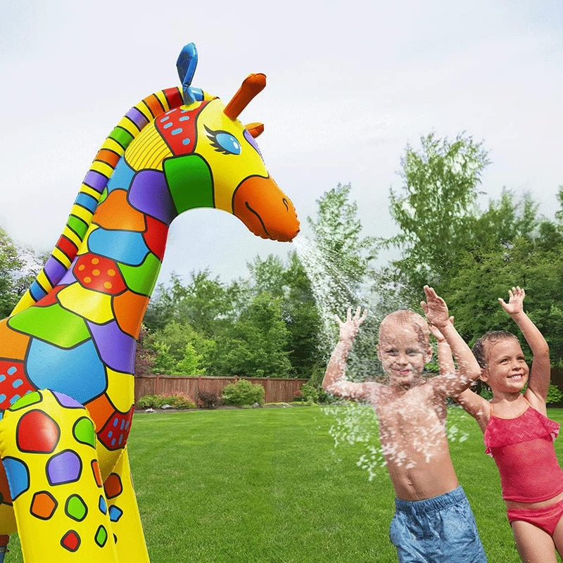 Giraffe Sprinkler, 142x104x198cm Kids Inflatables Giraffe Sprinkler, 142x104x198cm Giraffe Sprinkler, 142x104x198cm Bestway