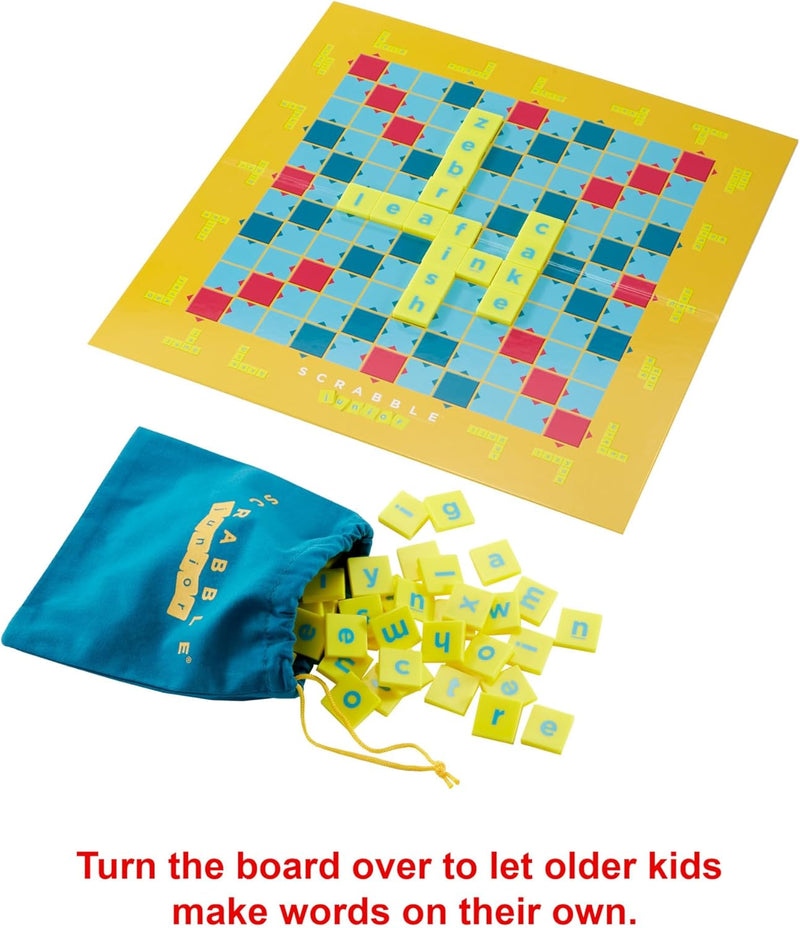 Scrabble Junior, Kids Crossword Board Game, English Board Games Scrabble Junior, Kids Crossword Board Game, English Scrabble Junior, Kids Crossword Board Game, English Mattel