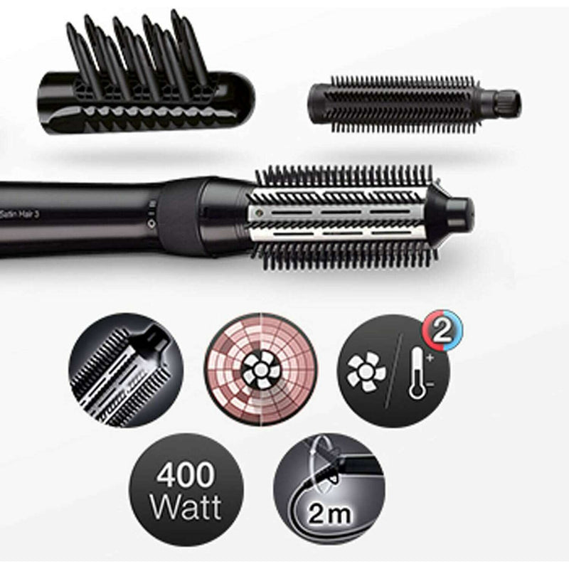 Satin Hair 3  AirStyler With Ceramic Protection Airbrushes Satin Hair 3  AirStyler With Ceramic Protection Satin Hair 3  AirStyler With Ceramic Protection Braun