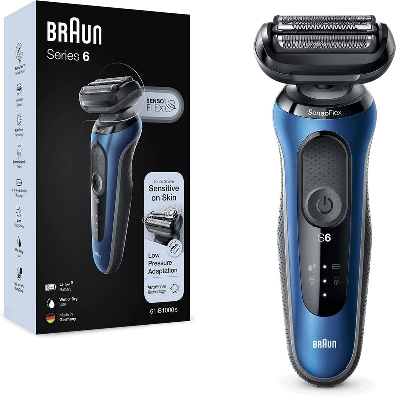 Series 6 61-B1000s Wet & Dry Shaver With Travel Case Beard Trimmer Series 6 61-B1000s Wet & Dry Shaver With Travel Case Series 6 61-B1000s Wet & Dry Shaver With Travel Case Braun