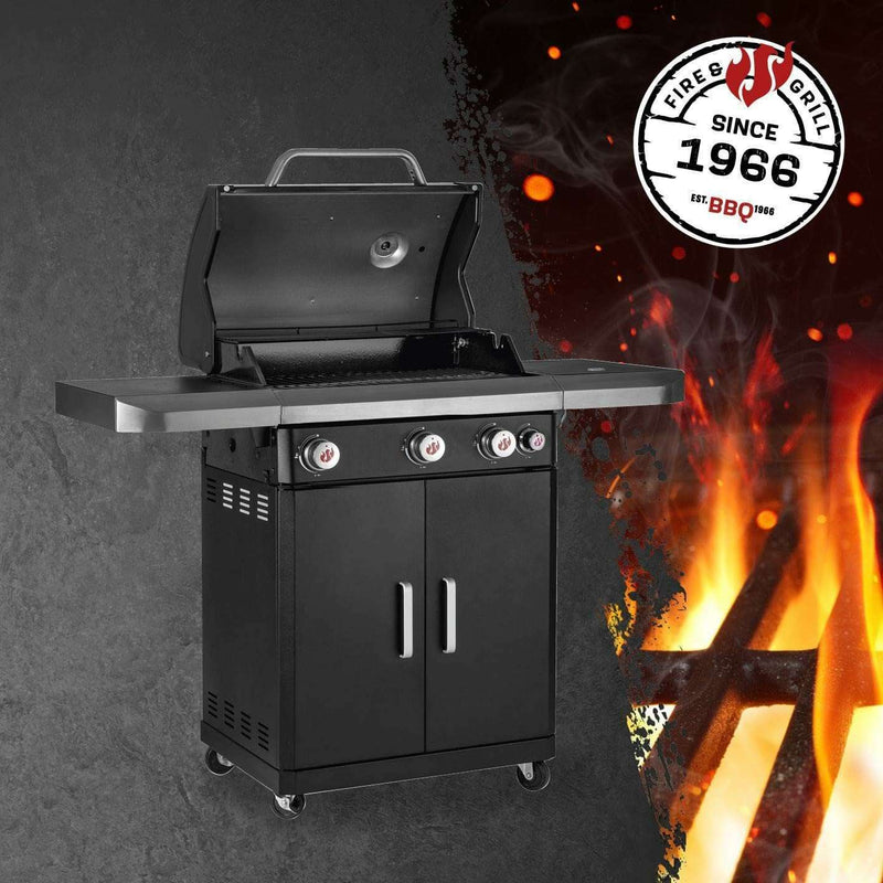 Rexon Cook 3.1 Gas BBQ - Black Outdoor Barbque Rexon Cook 3.1 Gas BBQ - Black Rexon Cook 3.1 Gas BBQ - Black Landmann