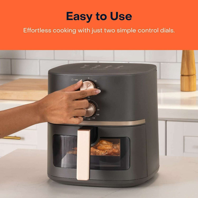 Manual Essential Air Fryer Classic Vision, 5.2L Air Fryers Manual Essential Air Fryer Classic Vision, 5.2L Manual Essential Air Fryer Classic Vision, 5.2L Nutricook