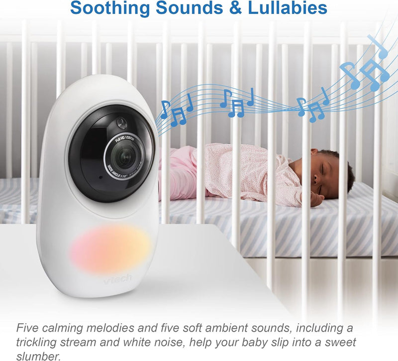 Smart Wi-Fi - Video Baby Monitor with Remote Access Baby Monitors Smart Wi-Fi - Video Baby Monitor with Remote Access Smart Wi-Fi - Video Baby Monitor with Remote Access Vtech
