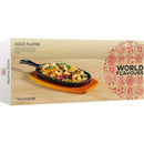 Oriental Iron Sizzle Platter Cast Iron Oriental Iron Sizzle Platter Oriental Iron Sizzle Platter KitchenCraft