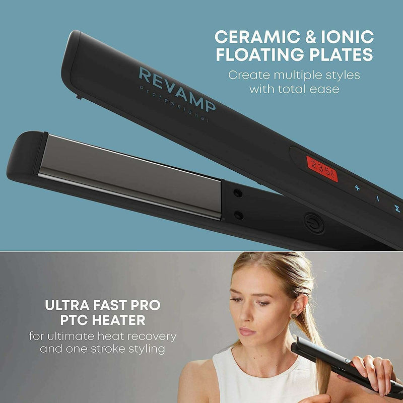 Revamp Progloss Touch digital ceramic straightener Hair Straighteners Revamp Progloss Touch digital ceramic straightener Revamp Progloss Touch digital ceramic straightener Panasonic